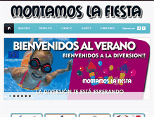 Tablet Screenshot of montamoslafiesta.com